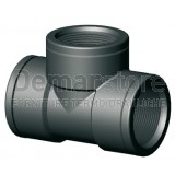 Tee in PP filettato FF 2"