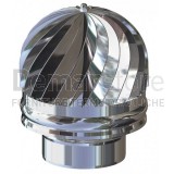 Cappello Tirafumi Acciaio Inox 304 Mono Parete Diam.  200