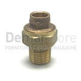 Bocchettone Bronzo a Saldare Diritto Maschio 22 x 1"