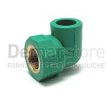 Gomito in PPR Femmina 90° Diam. 20x1/2"