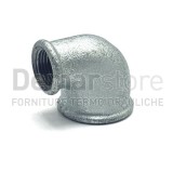 Gomito Zincato Ridotto FF 1"x3/4"