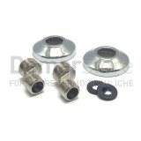 Eccentrico con Borchia Diam. 1/2" x 3/4" (Coppia)