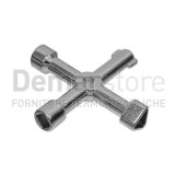 Chiave Universale 4 Profili per Sportelli Acqua e Gas