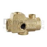 Separatore D'Aria in Ottone con 5 Attacchi Diam. 1"