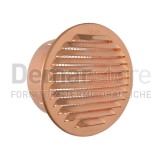 Griglia di Aerazione in Rame | Tonda | Diam. 80 mm
