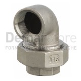 Bocchettone in Acciaio Inox AISI 316 Curvo FF 1/2"
