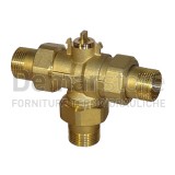 Corpo Valvola De Pala | FAST | 3 Vie | con Bocchettoni | M 1" | 213B