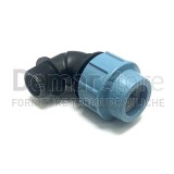 Gomito Maschio in PP Unidelta PN16 per Tubo in Polietilene Diam. 40 x 1"1/4