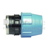 Raccordo Diritto Femmina in PP Unidelta PN16 per Tubo in Polietilene Diam. 63 x 2"