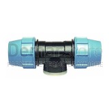 Tee Femmina in PP Unidelta PN16 per Tubo in Polietilene Diam. 50 x 1"1/2