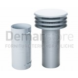 Torrino Esalatore Telescopico Bianco D.120